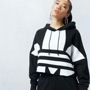 Adidas Originals FS1314 Cropped Hoodie